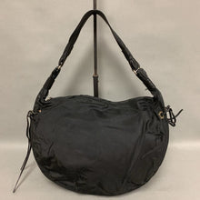 Load image into Gallery viewer, Kate Spade Black Nylon Leather Trim Hobo Purse (10x14x6.5&quot;)
