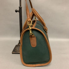 Load image into Gallery viewer, Coach Forest &amp; Tan Leather Madison Satchel Purse (8x11.5x6&quot;)
