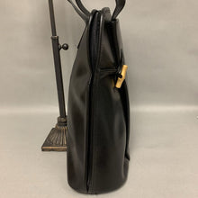 Load image into Gallery viewer, Longchamp Black Leather Roseau Shoulder Bag Purse (13x15x4&quot;)
