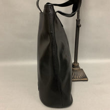 Load image into Gallery viewer, Longchamp Black Leather Roseau Shoulder Bag Purse (13x15x4&quot;)
