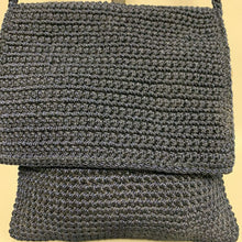 Load image into Gallery viewer, The Sak Navy Crochet Crossbody Purse (9x7.5&quot;)
