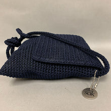 Load image into Gallery viewer, The Sak Navy Crochet Crossbody Purse (9x7.5&quot;)
