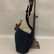 Load image into Gallery viewer, Baabaazuzu Upcycled Wool Acrylic Handle Handbag Purse (12x13&quot;)
