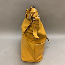 Load image into Gallery viewer, Dooney &amp; Bourke Yellow Palomino Zipper Pocket Hobo Purse NWT (11x16x4&quot;)
