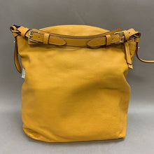 Load image into Gallery viewer, Dooney &amp; Bourke Yellow Palomino Zipper Pocket Hobo Purse NWT (11x16x4&quot;)
