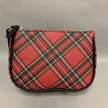 Load image into Gallery viewer, Talbots Red Tartan Wristlet Purse (6x8x1&quot;)
