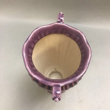 Load image into Gallery viewer, Vintage Purple Pottery Vase with Handles (13&quot;)
