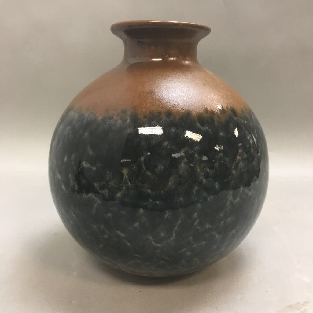 Haeger Pottery Brown & Black Vase (10