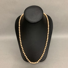 Load image into Gallery viewer, Vintage Napier Single Strand Knotted Pearl Necklace (30&quot;)
