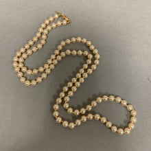 Load image into Gallery viewer, Vintage Napier Single Strand Knotted Pearl Necklace (30&quot;)
