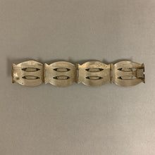 Load image into Gallery viewer, Vintage Alpaca Silver Abalone Link Bracelet Signed Hecho en Mexico (6.5&quot;)
