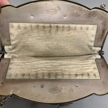 Load image into Gallery viewer, Antique German Silver Mesh Ornate Kisslock Evening Bag As-Is (6x6&quot;)
