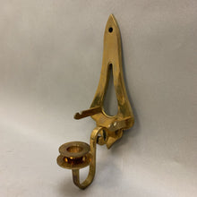 Load image into Gallery viewer, Brass Wall Sconce Candle Holder (10.5&quot;) (2 Available)
