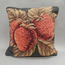 Load image into Gallery viewer, Strawberry Accent Pillow (As-Is; Zipper) (~14x14)
