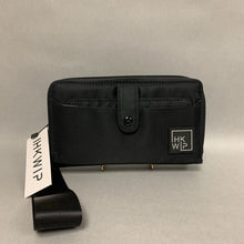 Load image into Gallery viewer, IHKWIP Black Nylon Convertible Wallet Crossbody Purse w/ Card Case NWT (5x8x2&quot;)
