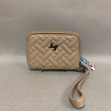 Load image into Gallery viewer, Lug Tan Faux Leather Quilted Rodeo Wristlet Wallet NWT (4.5x6x1&quot;)
