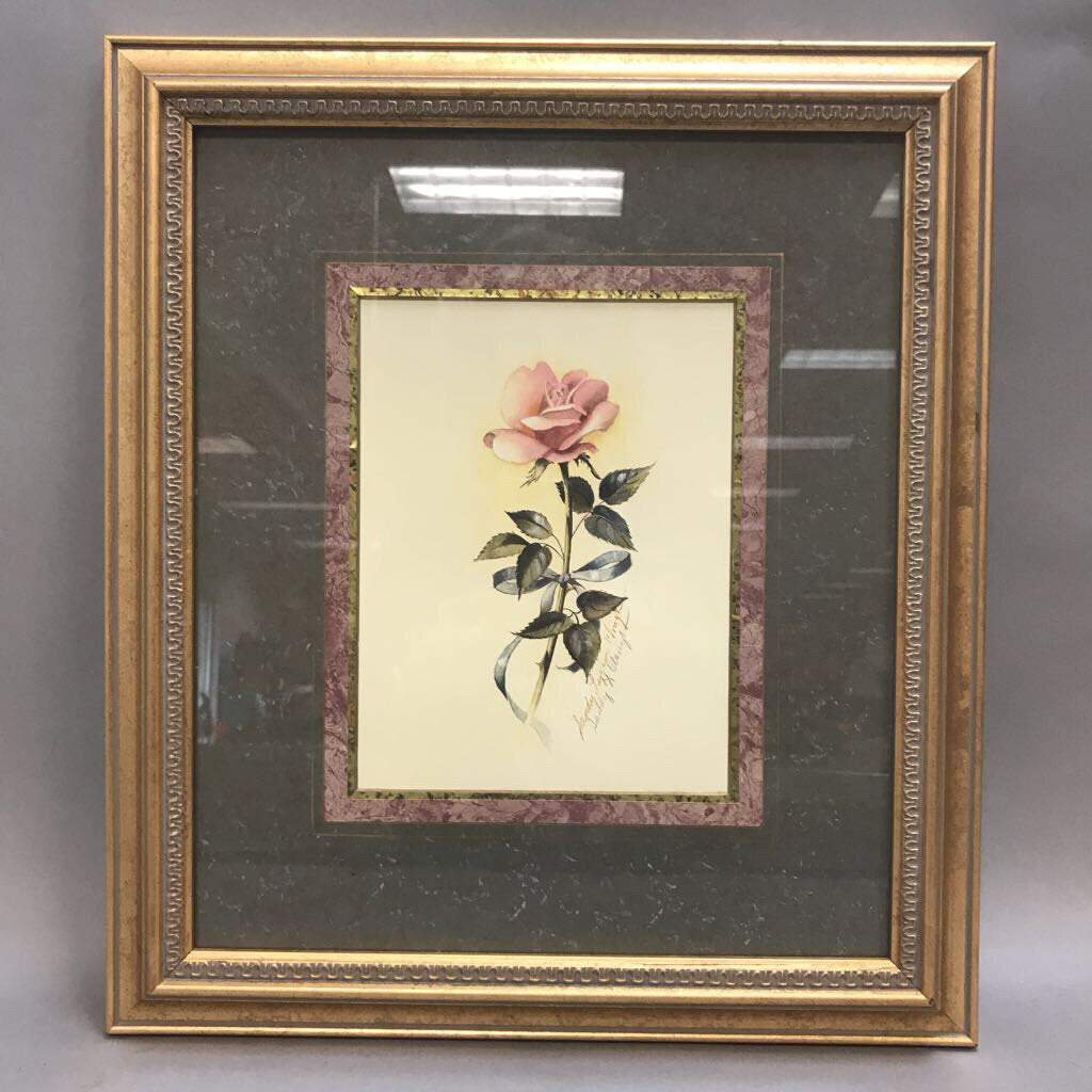 Gold Framed Signed 