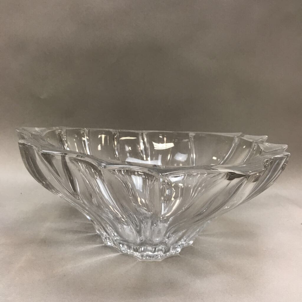 Gibson Home Diamond Edge Crystal Bowl (4x10)