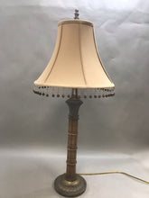 Load image into Gallery viewer, Resin Ornate Bamboo Look Table Lamp (30&quot;)
