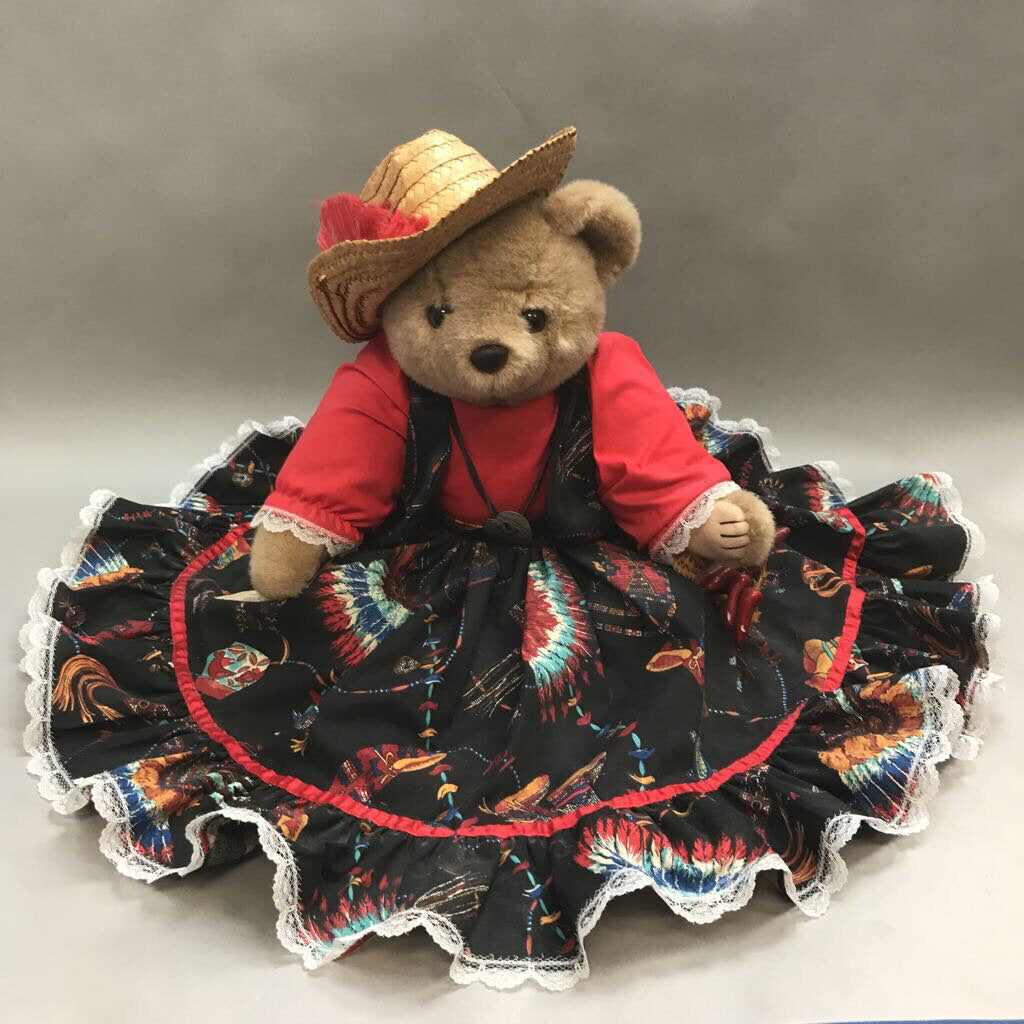 Bearly People Teddy Bear Southwest Aztec Plush 17
