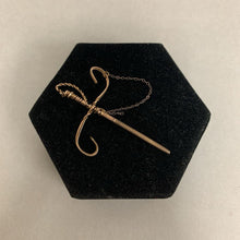 Load image into Gallery viewer, Vintage Goldtone Wire Wrapped Sword Pin (2.75&quot;)
