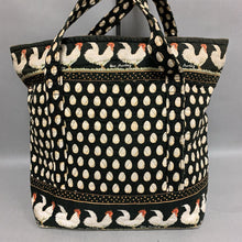 Load image into Gallery viewer, Vera Bradley Chanticleer Chicken Print Quilted Tote Purse (12x15x4&quot;)
