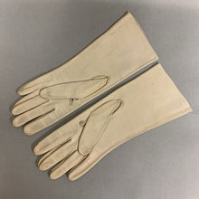Load image into Gallery viewer, Vintage Cream Leather Gloves
