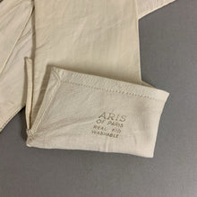 Load image into Gallery viewer, Vintage Aris Cream Leather Elbow Length Gloves (sz 7.5)
