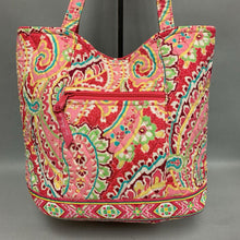 Load image into Gallery viewer, Vera Bradley Capri Melon Print Quilted Shoulder Bag Purse (10x13x5&quot;)
