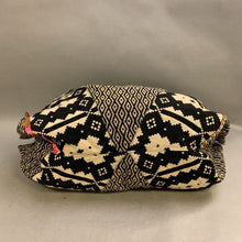 Load image into Gallery viewer, Stella 9 Anthropologie Black &amp; Cream Print Hobo Bag Purse (14x23&quot;)
