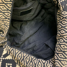 Load image into Gallery viewer, Stella 9 Anthropologie Black &amp; Cream Print Hobo Bag Purse (14x23&quot;)
