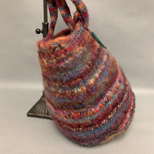 Load image into Gallery viewer, Multicolor Stripe Felted Knit Shoulder Bag Purse (12x17&quot;)
