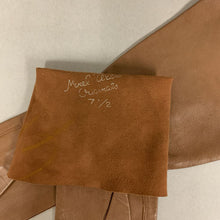 Load image into Gallery viewer, Vintage Marcel Wagner Light Brown Leather Elbow Length Gloves (sz 7.5)
