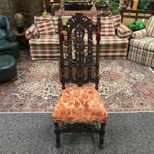 Load image into Gallery viewer, Antique Ornate Carved Chair AS IS (50x21x18)
