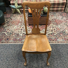 Load image into Gallery viewer, Oak Chair AS IS (39x18x18)
