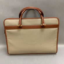 Load image into Gallery viewer, Kathy Lee Collection Tan Faux Leather Laptop Bag Purse (12x16x4&quot;)
