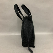 Load image into Gallery viewer, Talbots Black Handled Travel Makeup Accessories Case (7.5x8x3&quot;)
