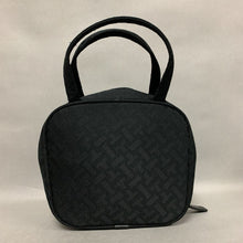 Load image into Gallery viewer, Talbots Black Handled Travel Makeup Accessories Case (7.5x8x3&quot;)
