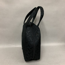 Load image into Gallery viewer, Talbots Black Handled Travel Makeup Accessories Case (7.5x8x3&quot;)
