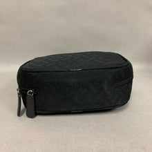 Load image into Gallery viewer, Talbots Black Handled Travel Makeup Accessories Case (7.5x8x3&quot;)
