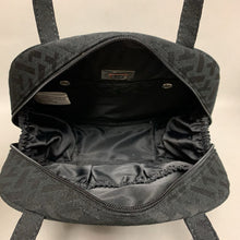 Load image into Gallery viewer, Talbots Black Handled Travel Makeup Accessories Case (7.5x8x3&quot;)
