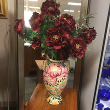 Load image into Gallery viewer, Hand Painted Moriage Floral Vase (15&quot;X9&quot;X5&quot;)
