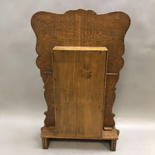 Load image into Gallery viewer, Carved Oak Mantle Clock (23x15x5)
