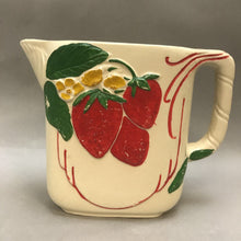 Load image into Gallery viewer, Vintage Water Pitcher Strawberries on Front USA (6.5&quot;)
