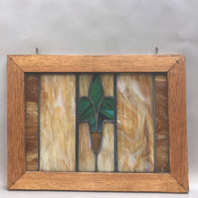 Load image into Gallery viewer, Framed Leaded Stained Glass Window Art (15x20)
