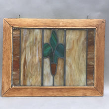 Load image into Gallery viewer, Framed Leaded Stained Glass Window Art (15x20)
