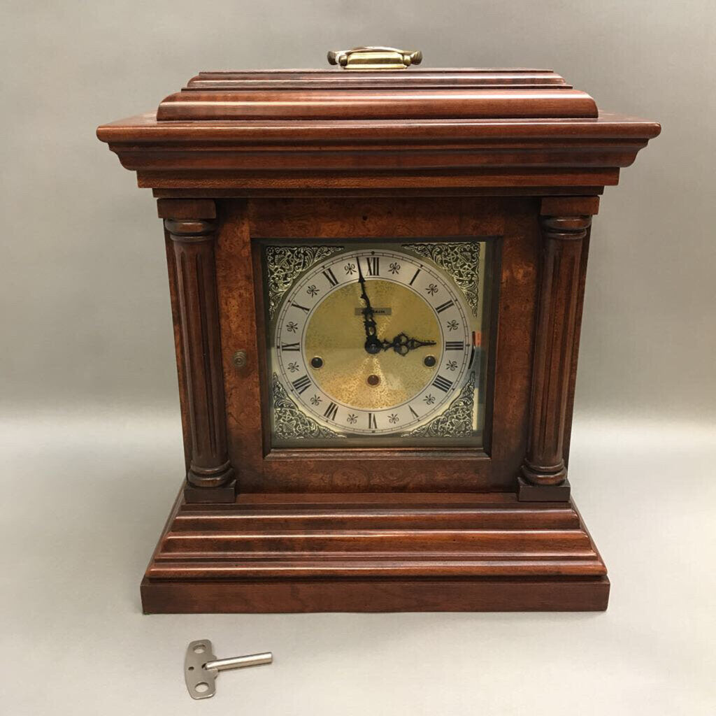 Benchmark / Franz Hermle Triple Chime Mantle Clock (~17x14x9)