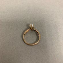 Load image into Gallery viewer, Vintage 10K Gold Pearl Prong Set Ring sz 6.5 (1.7g)
