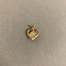 Load image into Gallery viewer, 14K Gold Opal Heart Pendant (1.1g)
