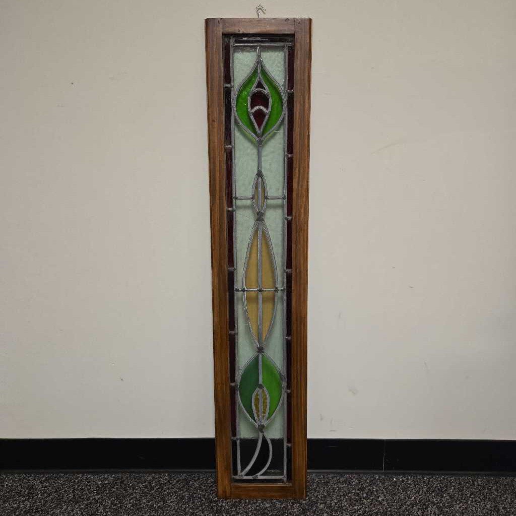 Stained Glass Window Hanging Panel (44x9)